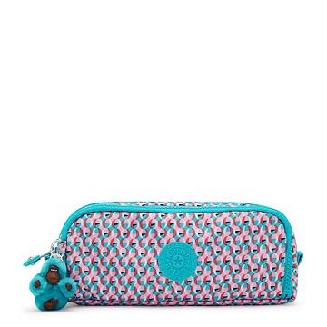 Kipling Gitroy Classic Printed Pencil Case Vesker Rosa | NO 1315OK